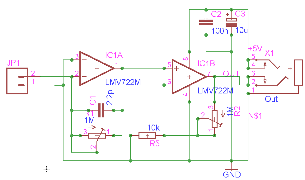 Wired Remote Control for Digital Camera Light Sensor Schematic