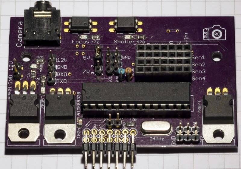 GVI Star tracket PCB Top View
