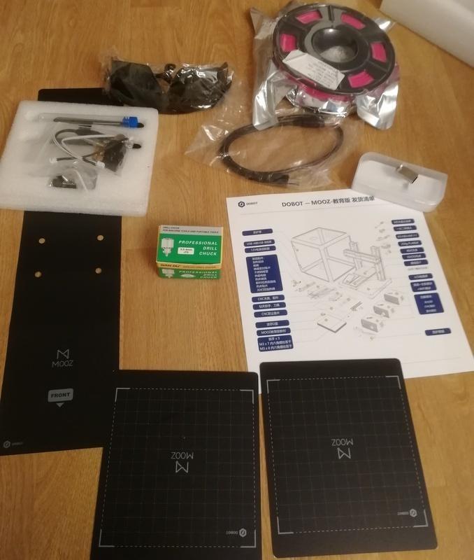 Mooz2 WiFi parts included in the kit