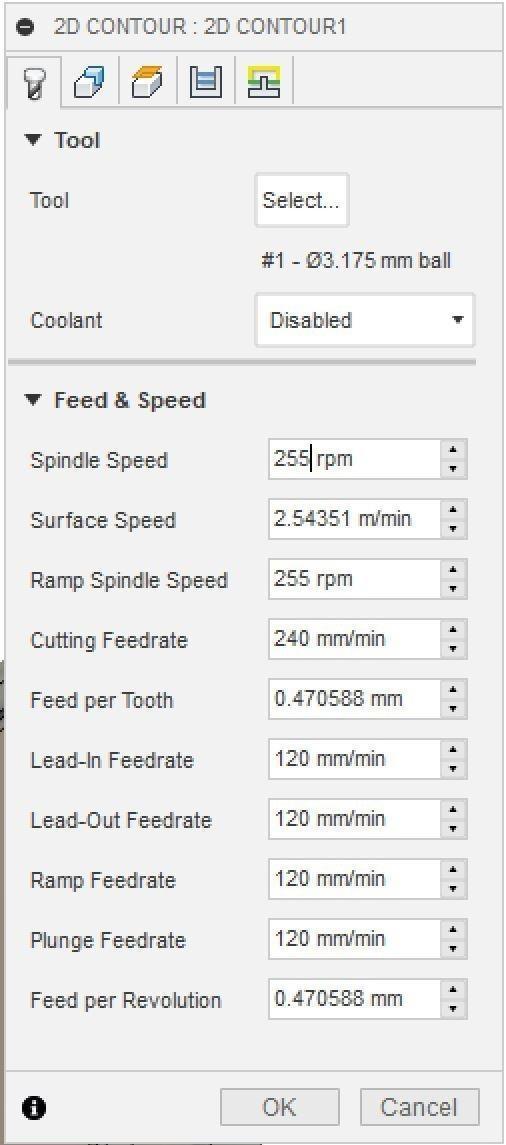 Mooz 2 CNC on steroids Fusion 360 Feed and Speed