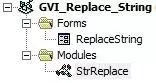 Replace String Project Structure
