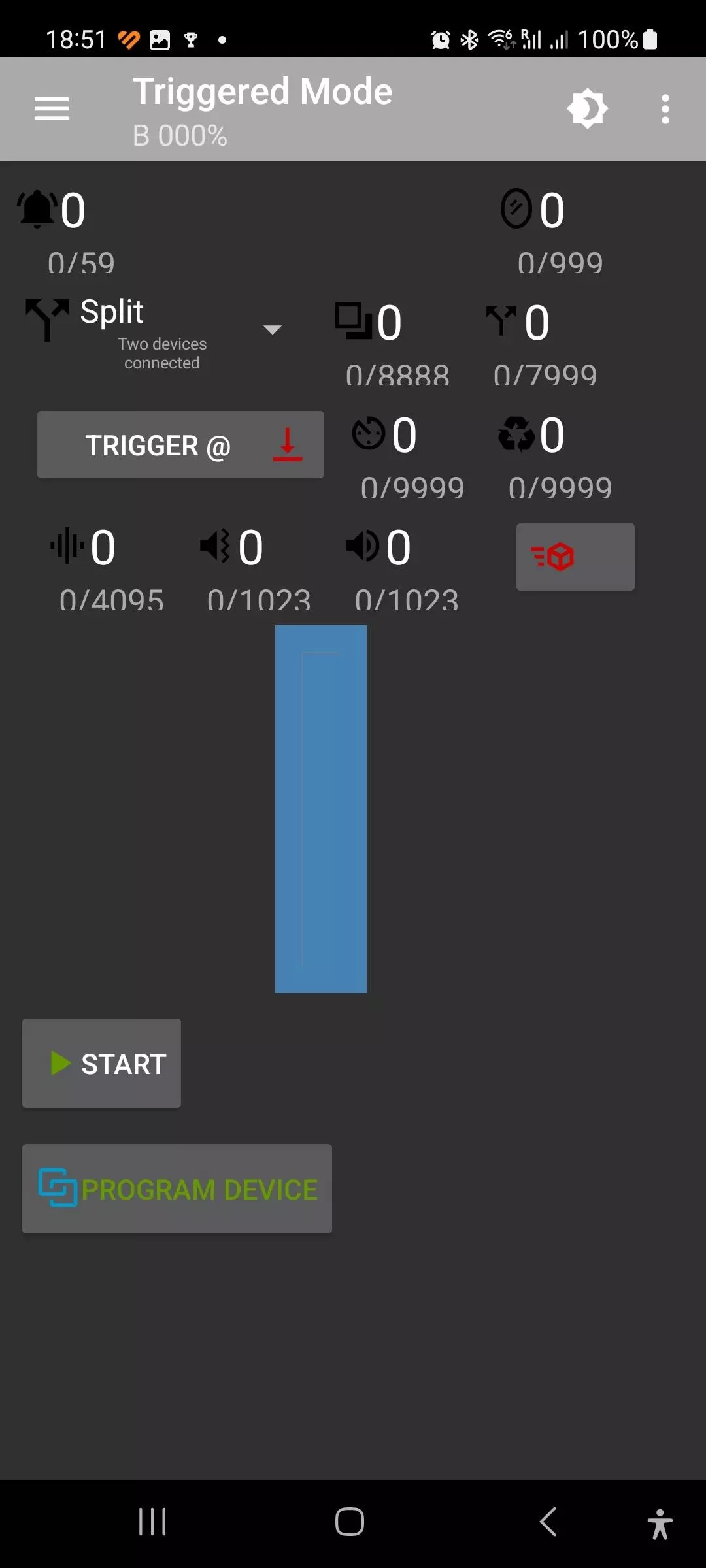 Remote DSLR Android App Triggered Mode