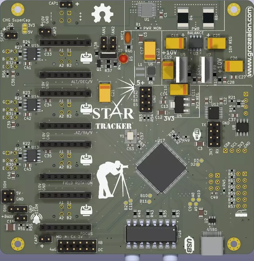 Star Tracker H7 PCB Top