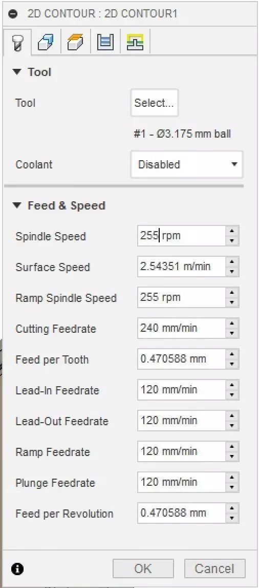 Mooz 2 CNC on steroids Fusion 360 Feed and Speed
