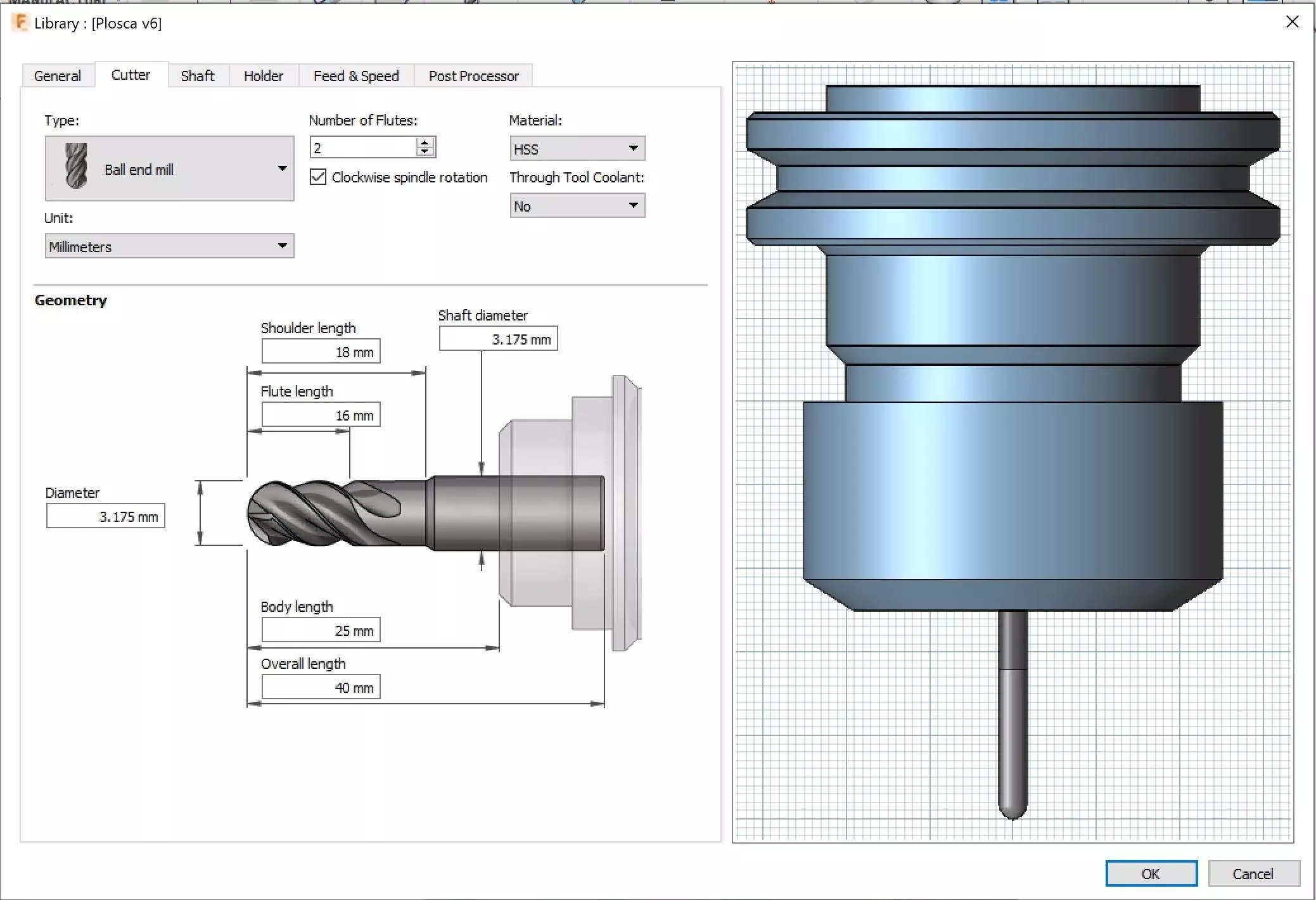 Mooz 2 CNC on steroids Fusion 360 Milling Tool definition