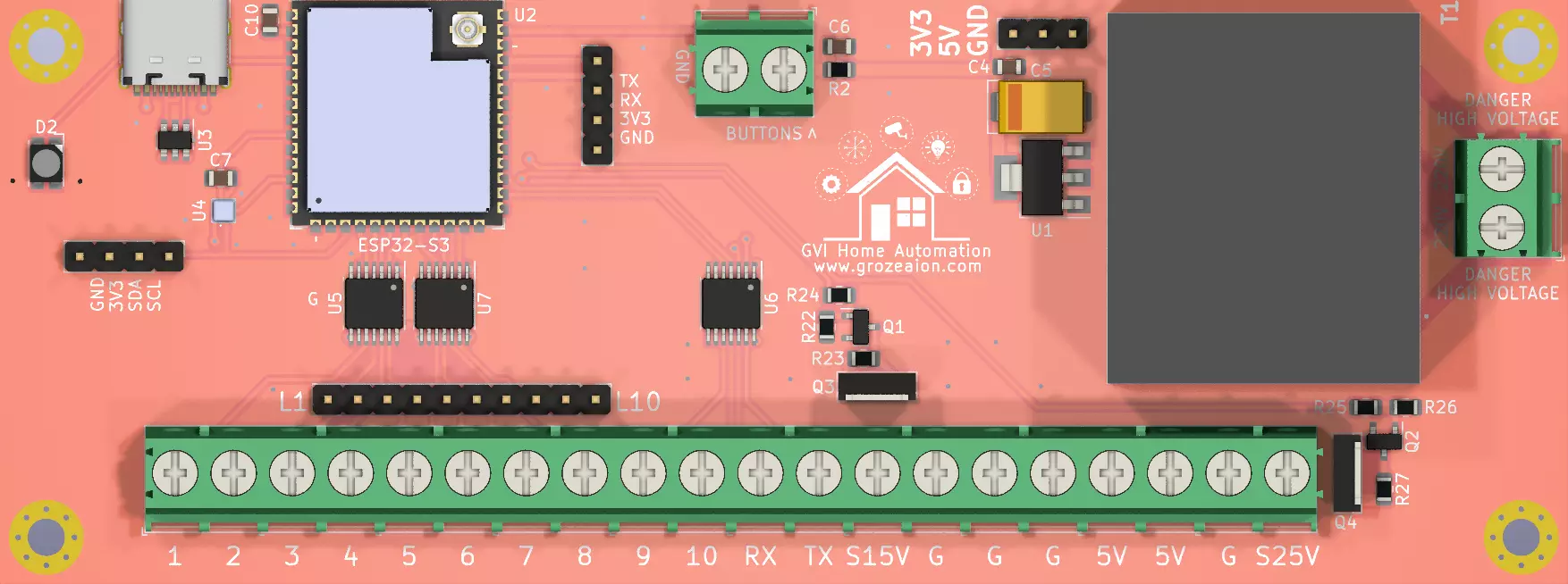 Hardware Controller For Smart Irrigation System With ESP32-S3